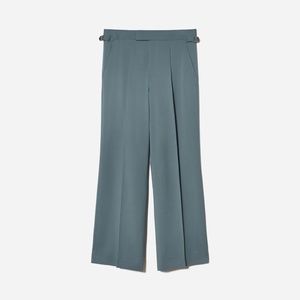 Everlane '80s Italian Wool Pants, NWT, size 0, in Slate Blue